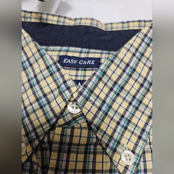 Chaps Long Sleeve Easy Care Button Up Shirt Size M #M-62 - Picture 2 of 12